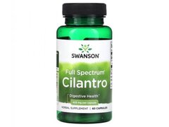 Full Spectrum Cilantro - Coriandru 425 mg 60 capsule Swanson